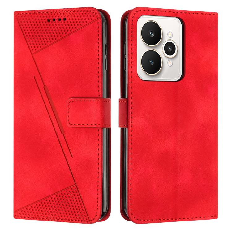 For Realme 15 / 15 Pro Dream Triangle Leather Phone Case with Lanyard