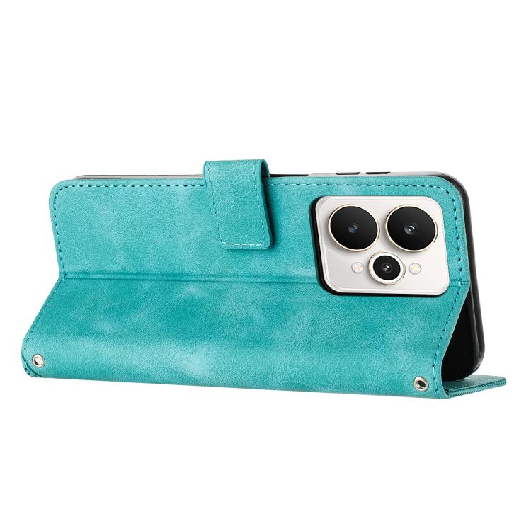 For Realme 15 / 15 Pro Dream Triangle Leather Phone Case with Lanyard