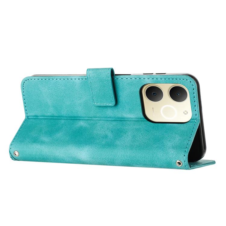 For Realme Narzo 80 Lite 4G Dream Triangle Leather Phone Case with Lanyard
