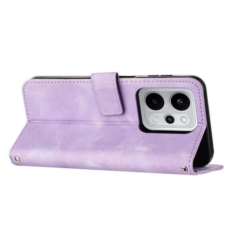 For Realme P4 Power 5G Dream Triangle Leather Phone Case with Lanyard