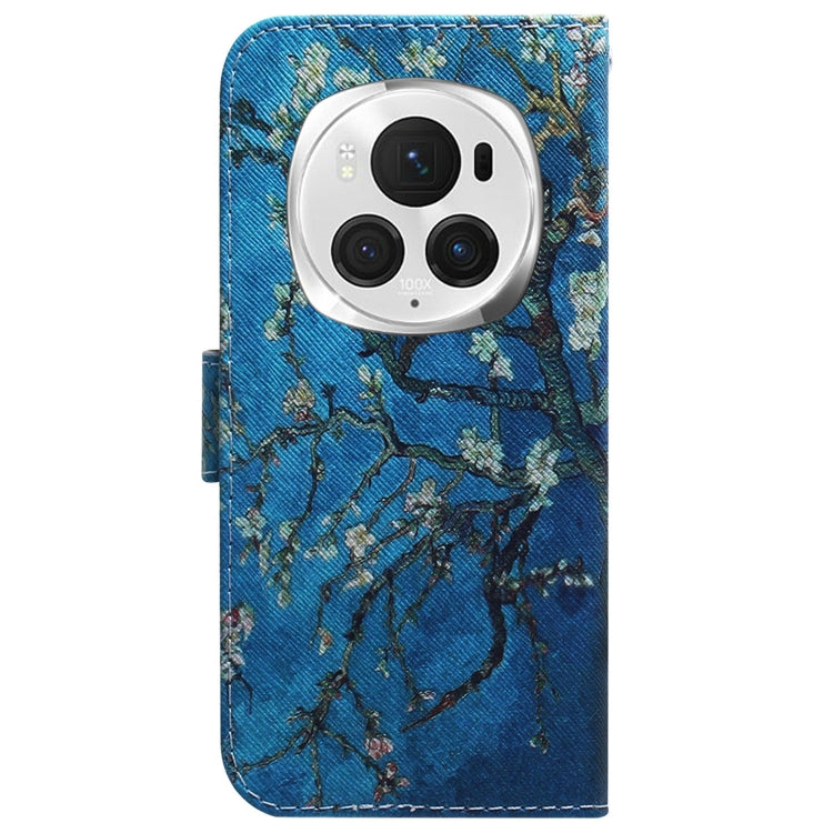For Honor Magic6 Pro Coloured Drawing Flip Leather Phone Case