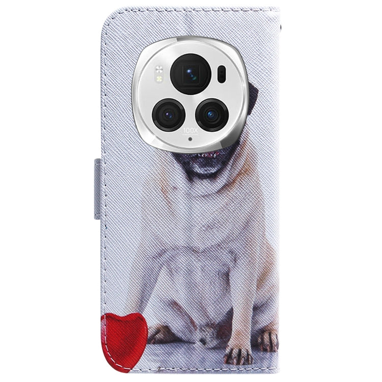 For Honor Magic6 Pro Coloured Drawing Flip Leather Phone Case