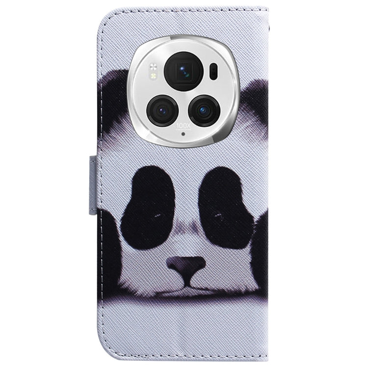 For Honor Magic6 Pro Coloured Drawing Flip Leather Phone Case
