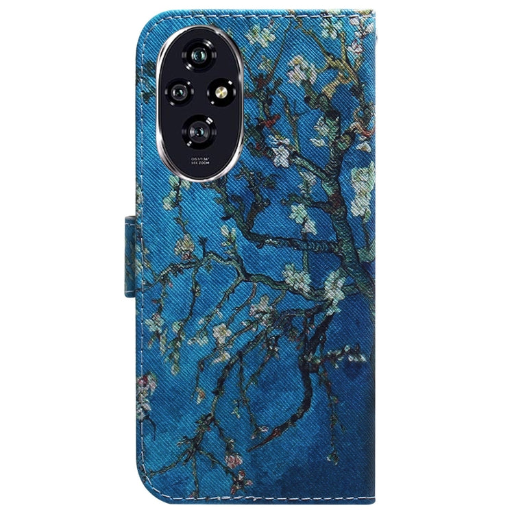 For Honor 200 Coloured Drawing Flip Leather Phone Case