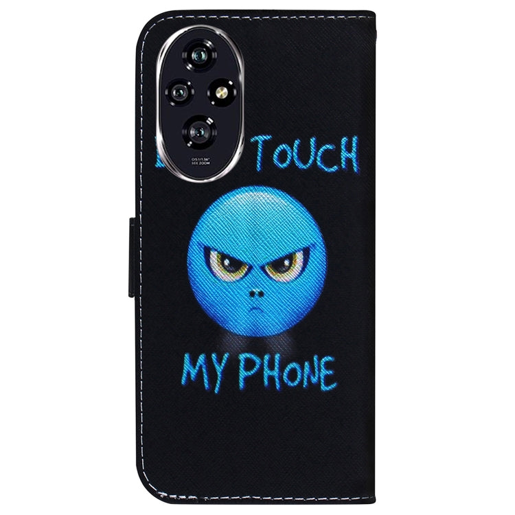 For Honor 200 Coloured Drawing Flip Leather Phone Case
