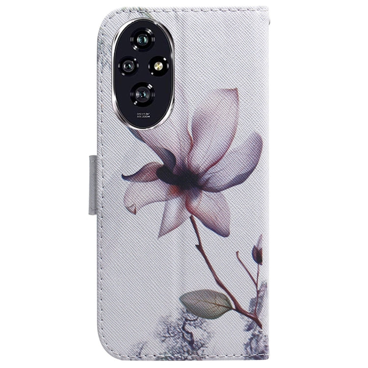 For Honor 200 Coloured Drawing Flip Leather Phone Case