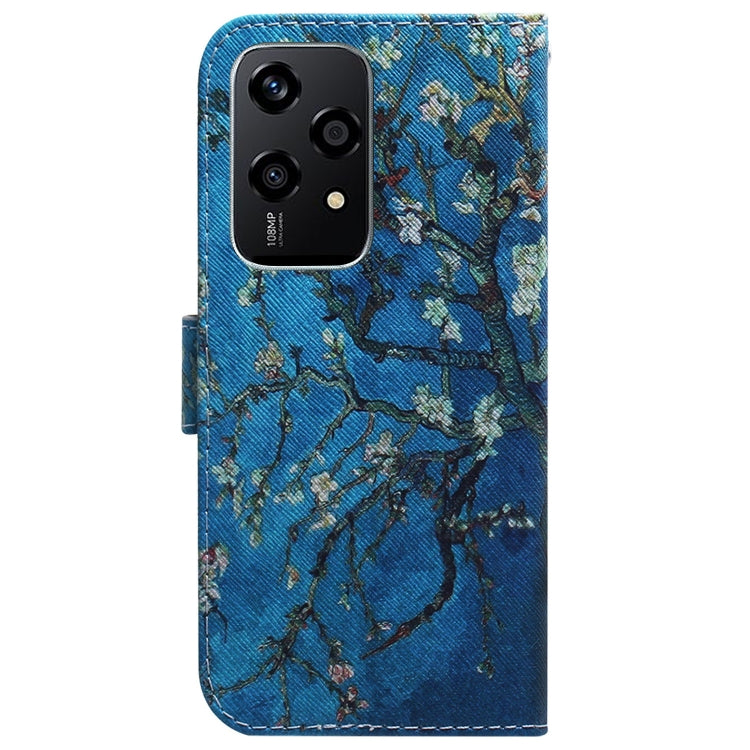 For Honor 200 Lite Global Coloured Drawing Flip Leather Phone Case