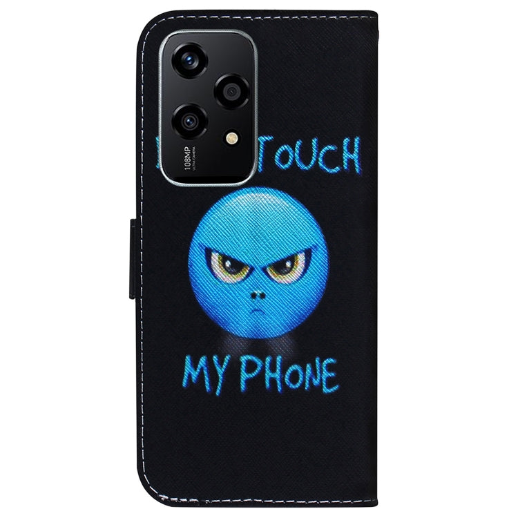 For Honor 200 Lite Global Coloured Drawing Flip Leather Phone Case