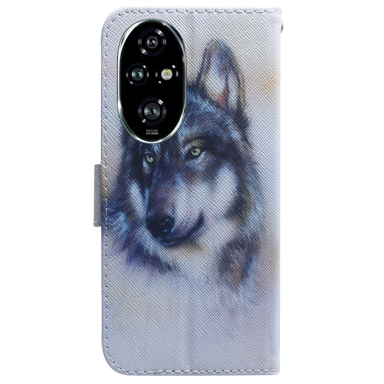 For Honor 200 Pro Coloured Drawing Flip Leather Phone Case