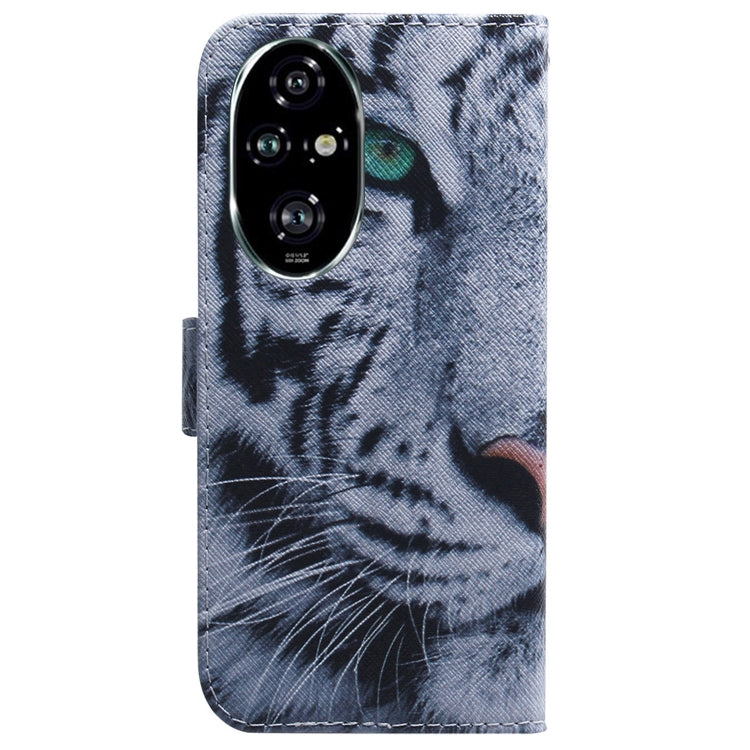 For Honor 200 Pro Coloured Drawing Flip Leather Phone Case