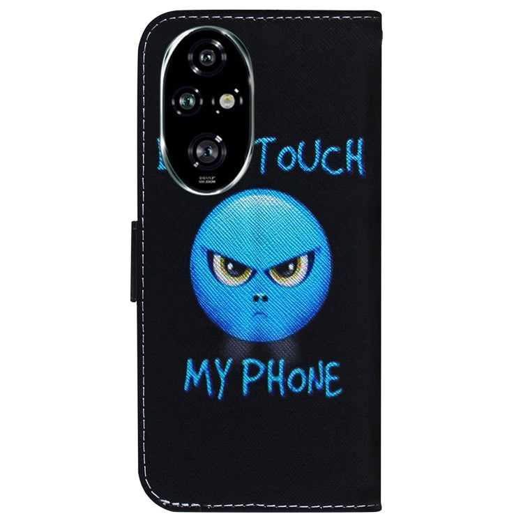 For Honor 200 Pro Coloured Drawing Flip Leather Phone Case
