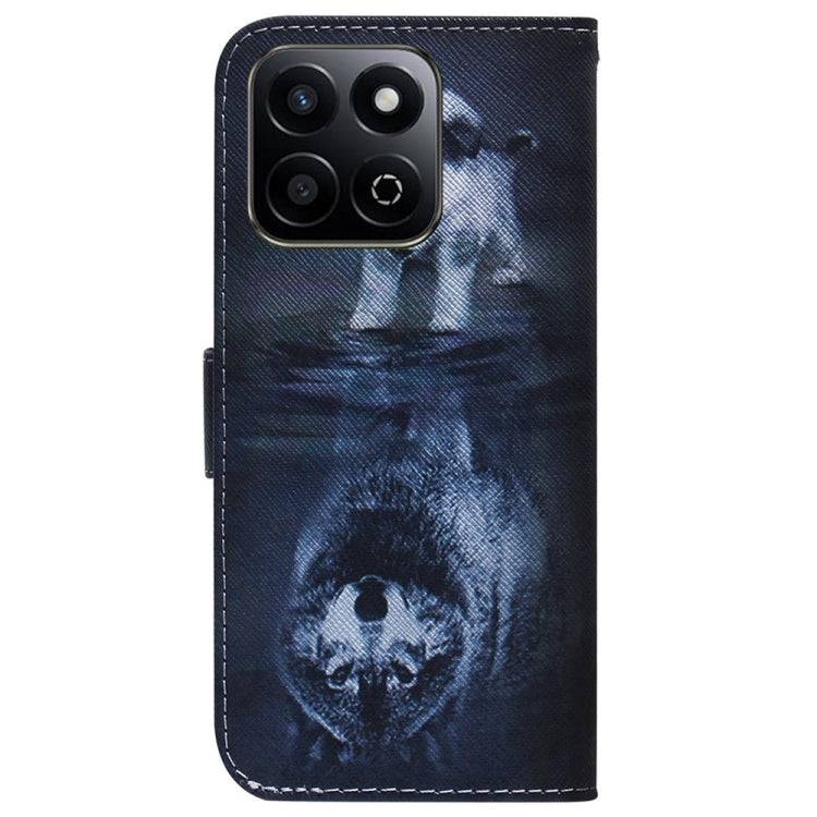For Honor Play 60 Plus Coloured Drawing Flip Leather Phone Case