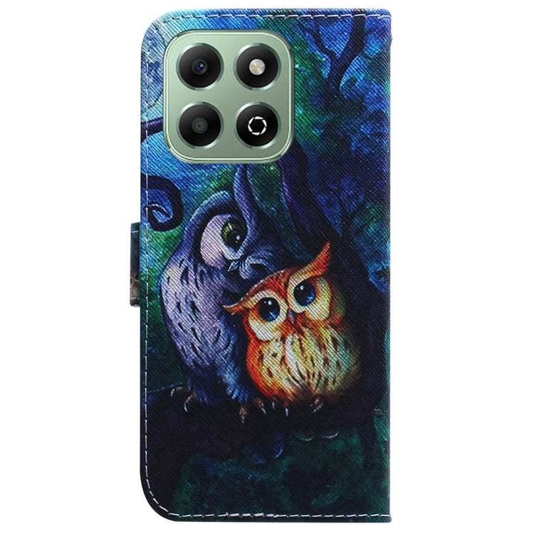 For Honor X6b Coloured Drawing Flip Leather Phone Case