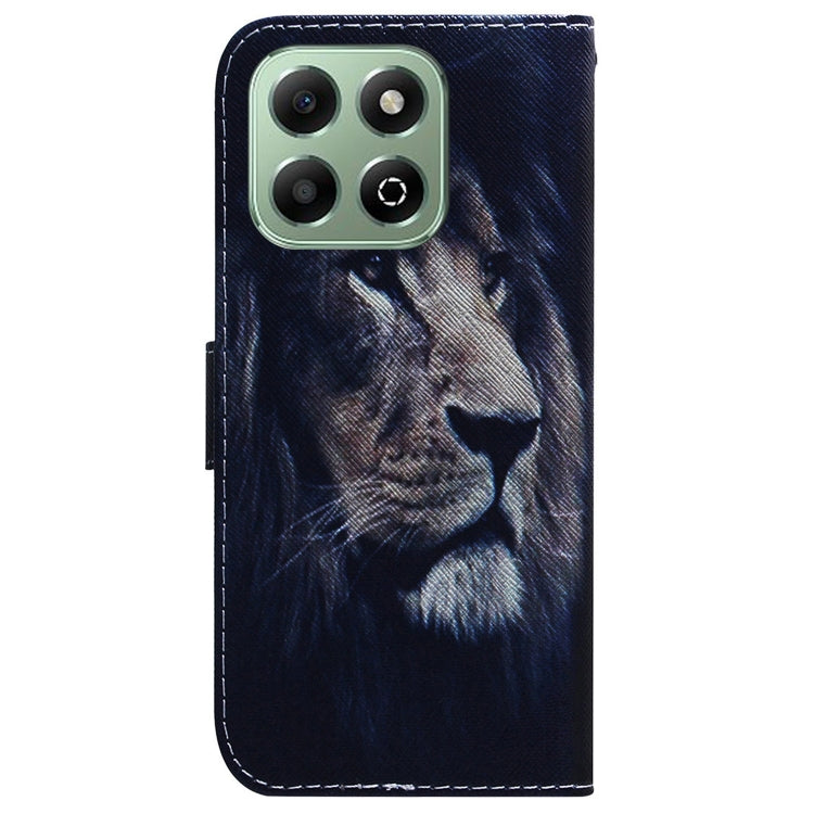 For Honor X6b Coloured Drawing Flip Leather Phone Case