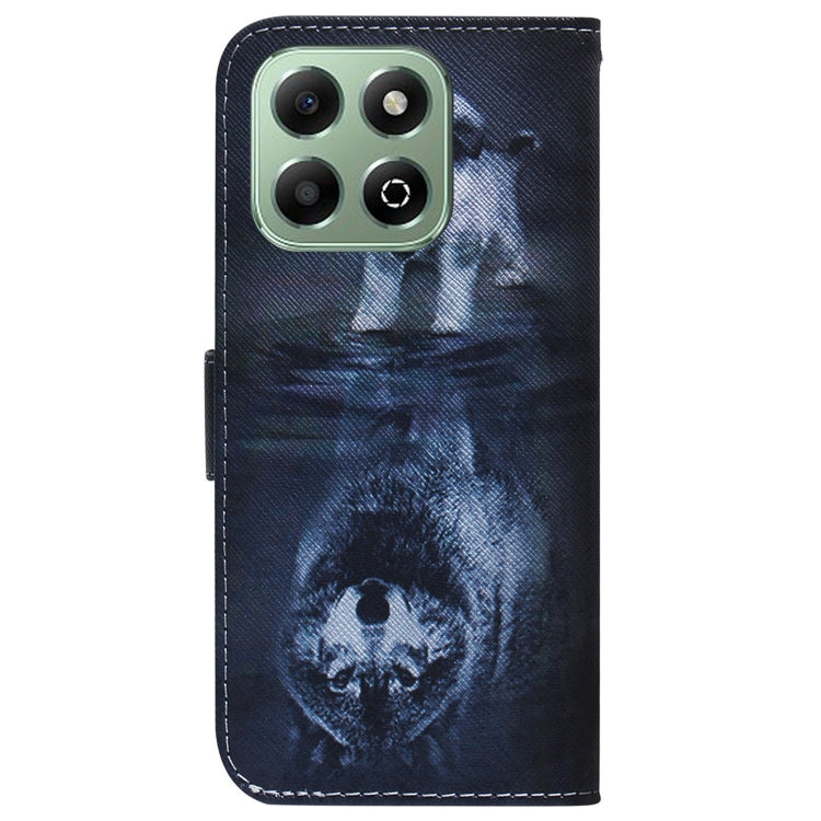 For Honor X6b Coloured Drawing Flip Leather Phone Case