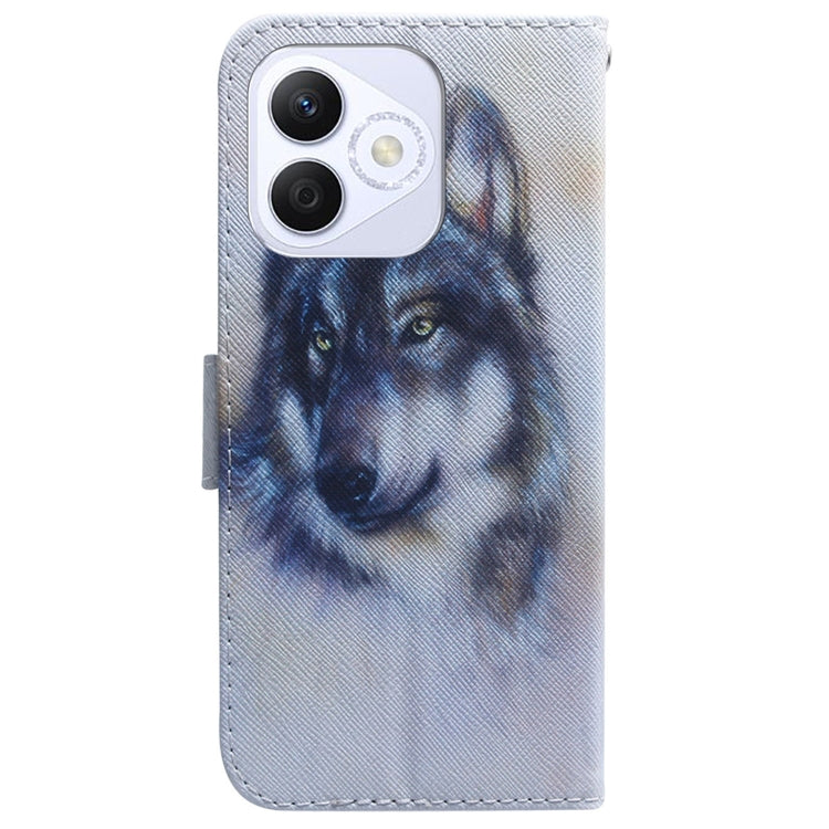 For Honor X60i Coloured Drawing Flip Leather Phone Case