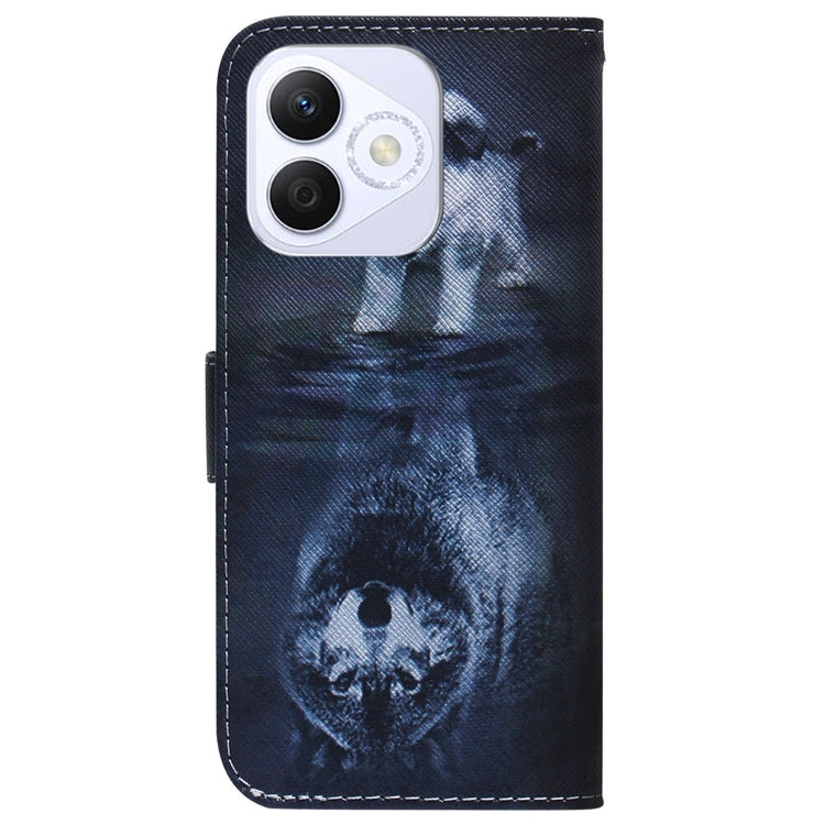 For Honor X60i Coloured Drawing Flip Leather Phone Case