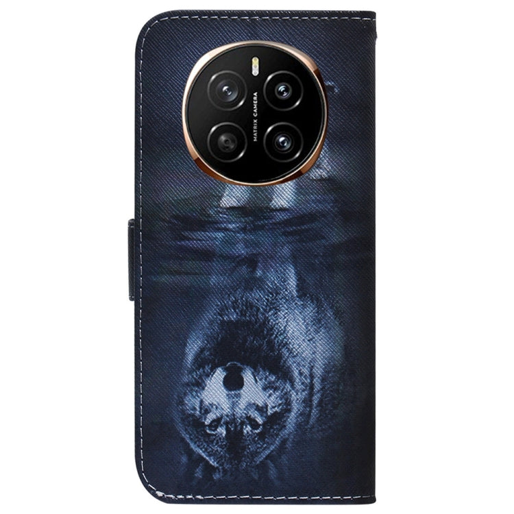 For Honor Magic7 Coloured Drawing Flip Leather Phone Case
