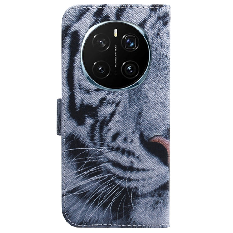 For Honor Magic7 Pro Coloured Drawing Flip Leather Phone Case