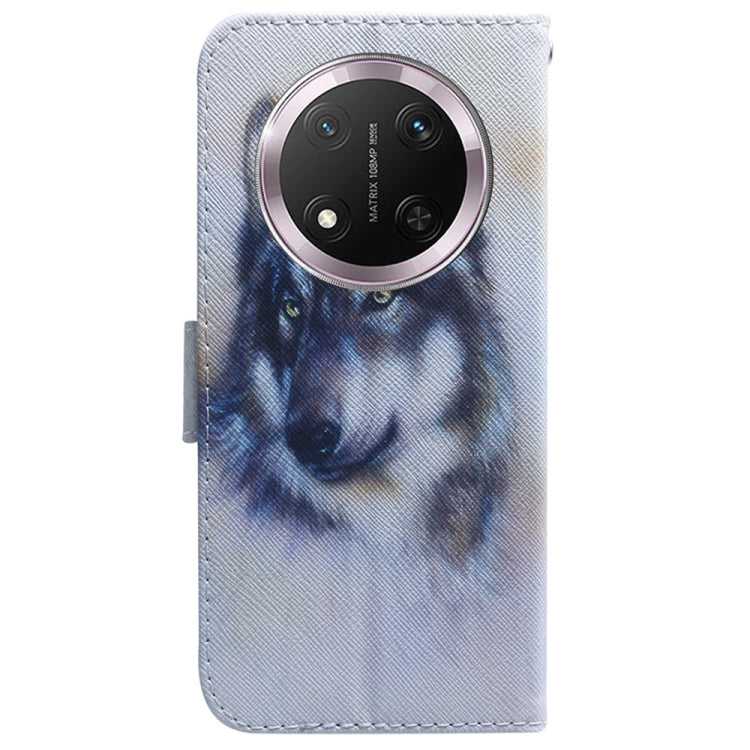 For Honor X9c Coloured Drawing Flip Leather Phone Case