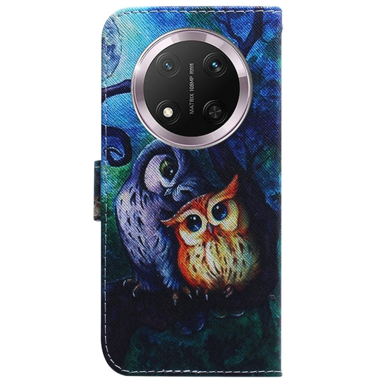 For Honor X9c Coloured Drawing Flip Leather Phone Case