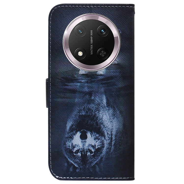 For Honor X9c Coloured Drawing Flip Leather Phone Case