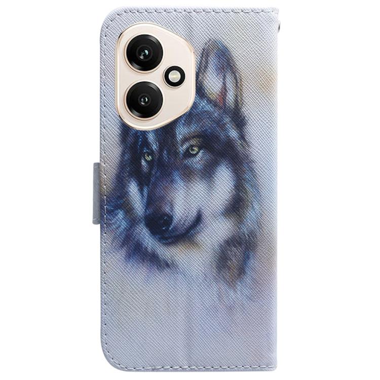 For Honor 400 Global 156.5mm Coloured Drawing Flip Leather Phone Case