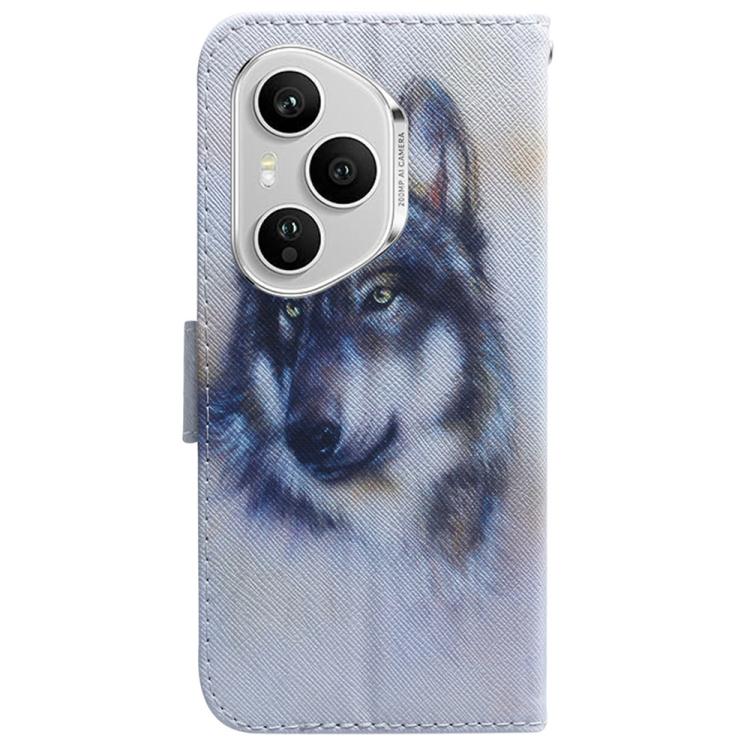 For Honor 400 Pro Global 160.8mm Coloured Drawing Flip Leather Phone Case