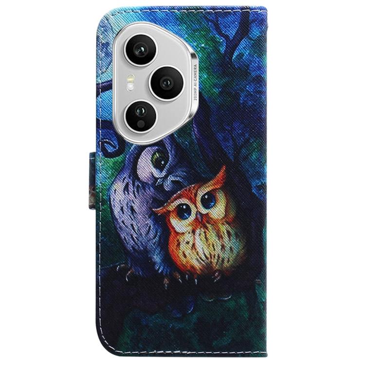 For Honor 400 Pro Global 160.8mm Coloured Drawing Flip Leather Phone Case
