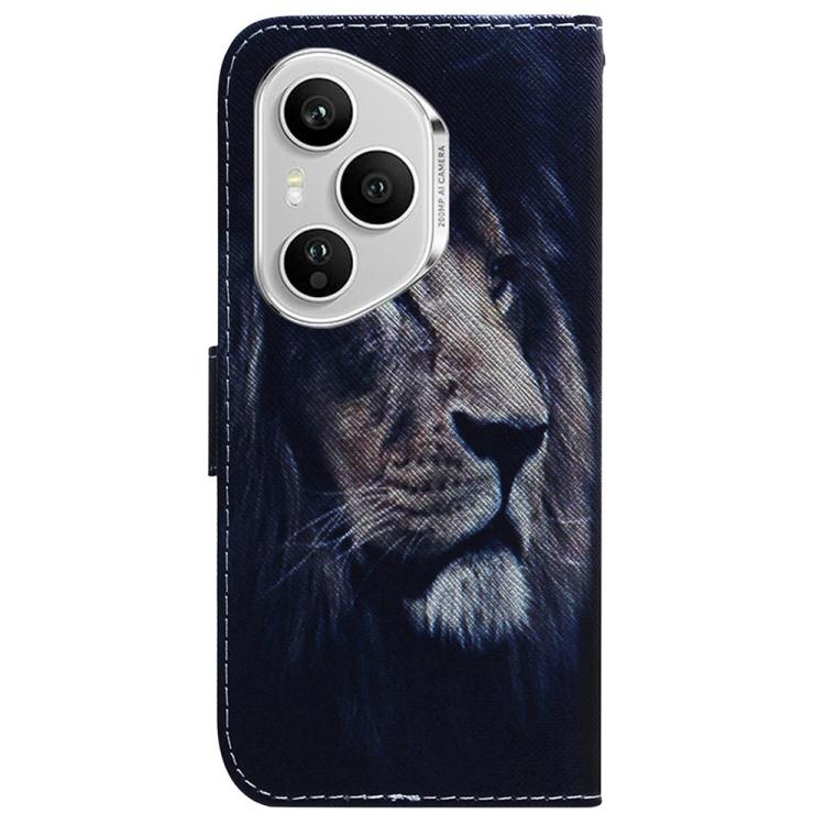 For Honor 400 Pro Global 160.8mm Coloured Drawing Flip Leather Phone Case