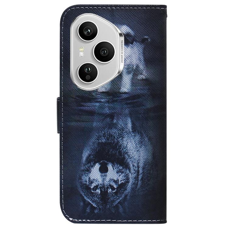 For Honor 400 Pro Global 160.8mm Coloured Drawing Flip Leather Phone Case