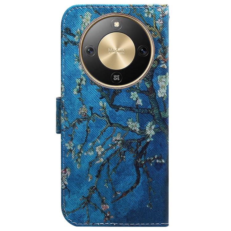 For Honor X70 5G Coloured Drawing Flip Leather Phone Case