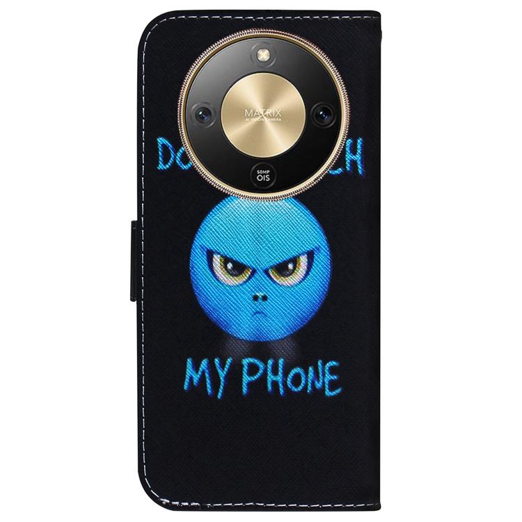 For Honor X70 5G Coloured Drawing Flip Leather Phone Case