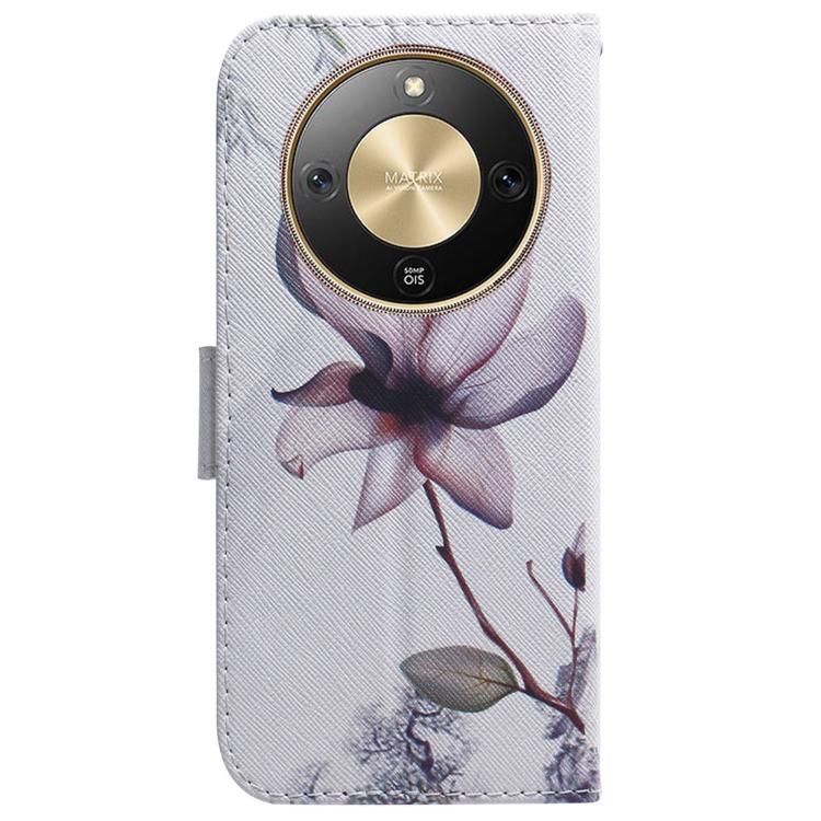 For Honor X70 5G Coloured Drawing Flip Leather Phone Case