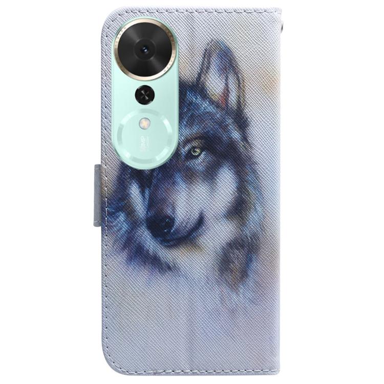 For Honor Play 70 Plus Coloured Drawing Flip Leather Phone Case