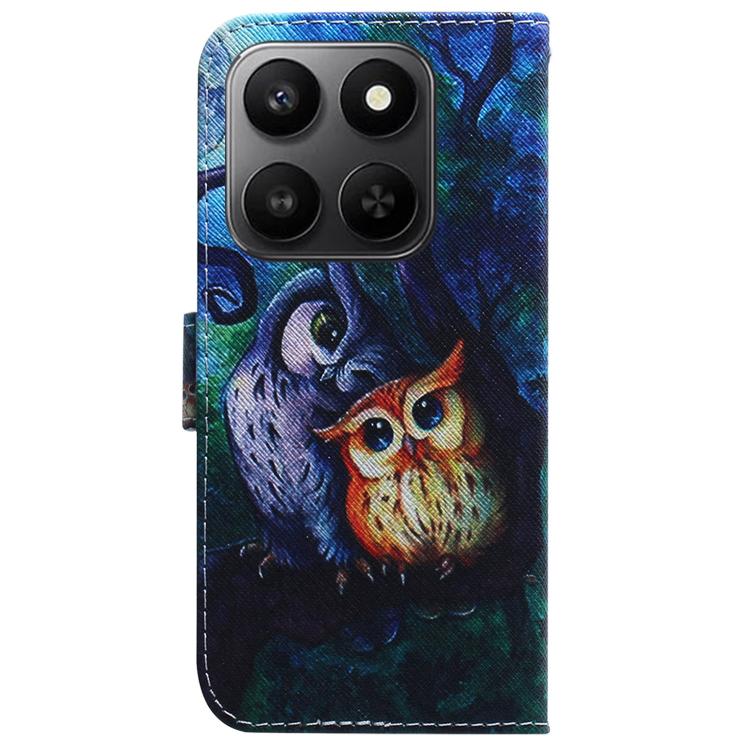 For Honor 400 Smart 4G / 5G Coloured Drawing Flip Leather Phone Case
