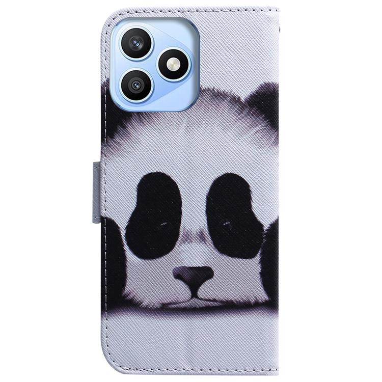 For Honor X8d 4G Coloured Drawing Flip Leather Phone Case