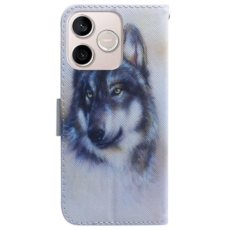 For Honor 600 Lite Global Coloured Drawing Flip Leather Phone Case