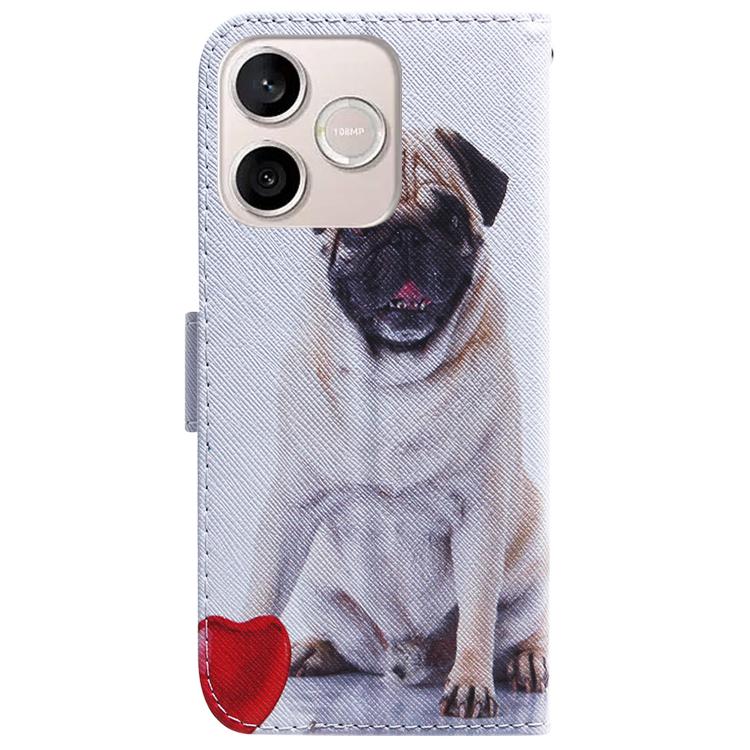 For Honor 600 Lite Global Coloured Drawing Flip Leather Phone Case