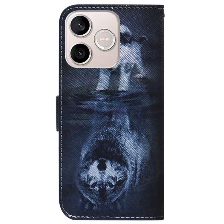 For Honor 600 Lite Global Coloured Drawing Flip Leather Phone Case