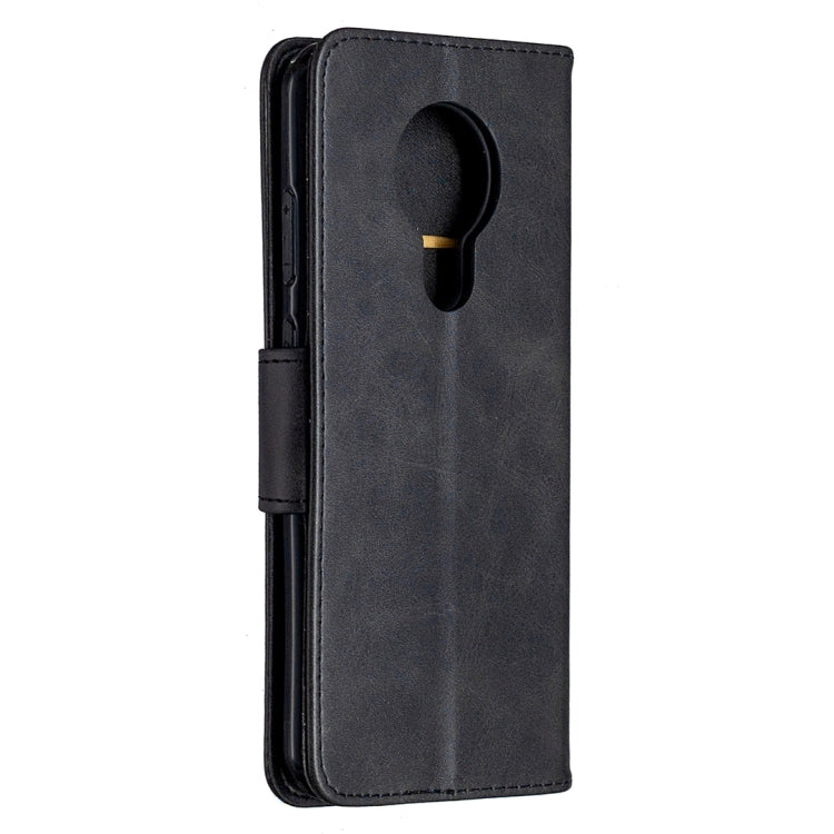 For Nokia 5.3 Retro Lambskin Texture Pure Color Horizontal Flip PU Leather Case with Holder & Card Slots & Wallet & Lanyard