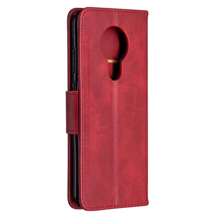 For Nokia 5.3 Retro Lambskin Texture Pure Color Horizontal Flip PU Leather Case with Holder & Card Slots & Wallet & Lanyard