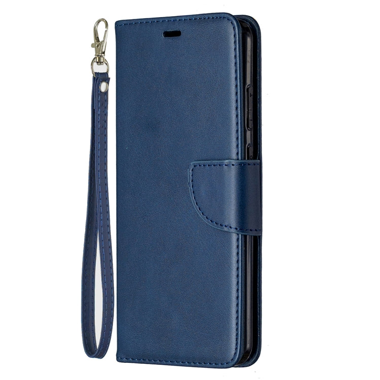 For Nokia 5.3 Retro Lambskin Texture Pure Color Horizontal Flip PU Leather Case with Holder & Card Slots & Wallet & Lanyard