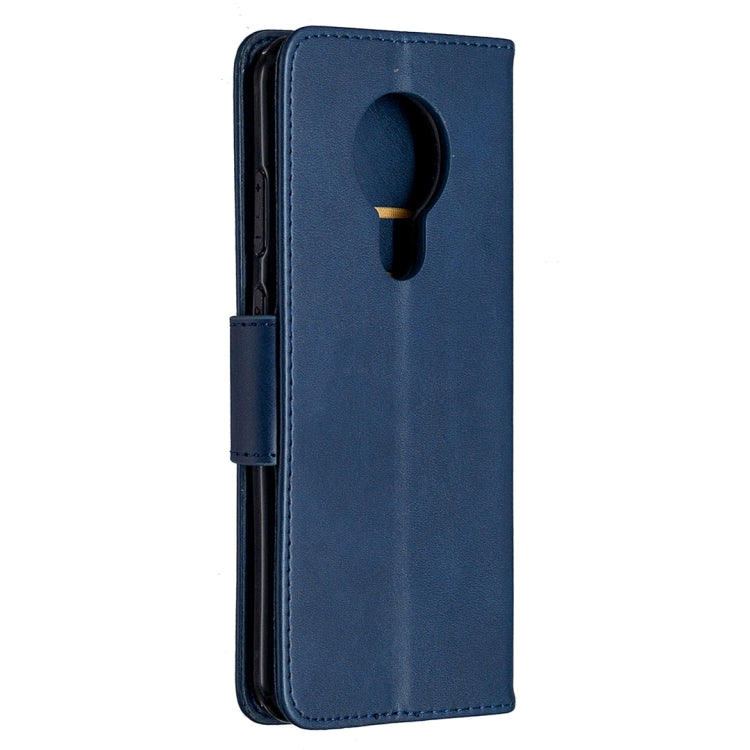 For Nokia 5.3 Retro Lambskin Texture Pure Color Horizontal Flip PU Leather Case with Holder & Card Slots & Wallet & Lanyard