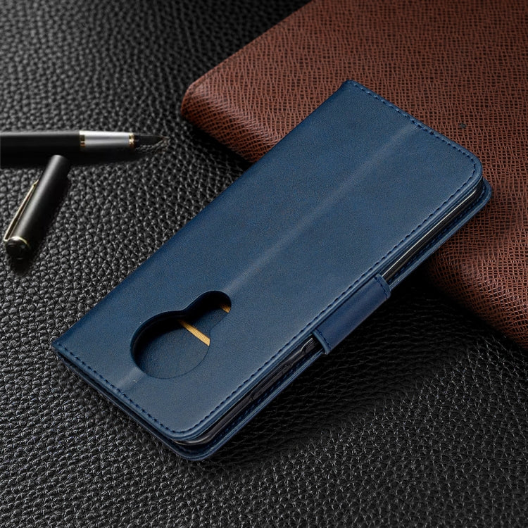 For Nokia 5.3 Retro Lambskin Texture Pure Color Horizontal Flip PU Leather Case with Holder & Card Slots & Wallet & Lanyard