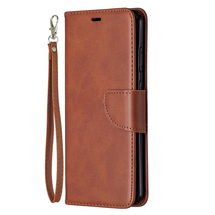 For Nokia 5.3 Retro Lambskin Texture Pure Color Horizontal Flip PU Leather Case with Holder & Card Slots & Wallet & Lanyard
