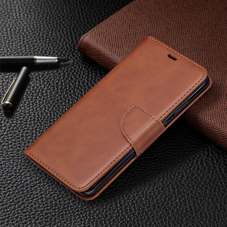For Nokia 5.3 Retro Lambskin Texture Pure Color Horizontal Flip PU Leather Case with Holder & Card Slots & Wallet & Lanyard