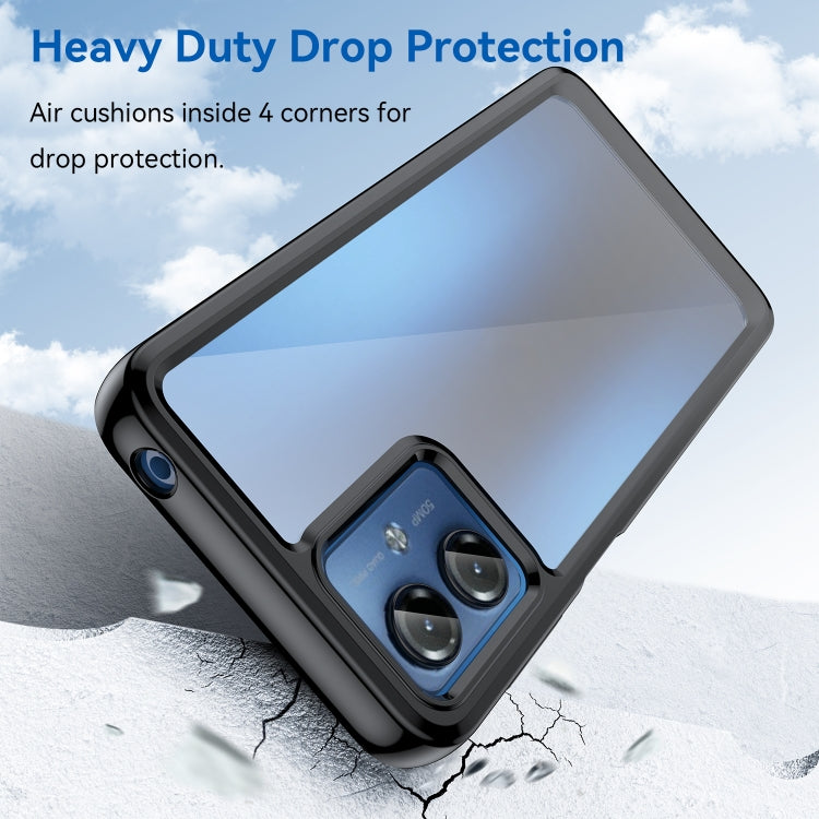 For Motorola Moto G14 Colorful Series Acrylic + TPU Phone Case