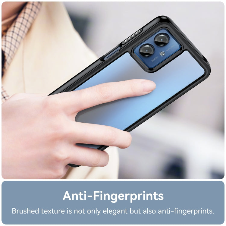 For Motorola Moto G14 Colorful Series Acrylic + TPU Phone Case