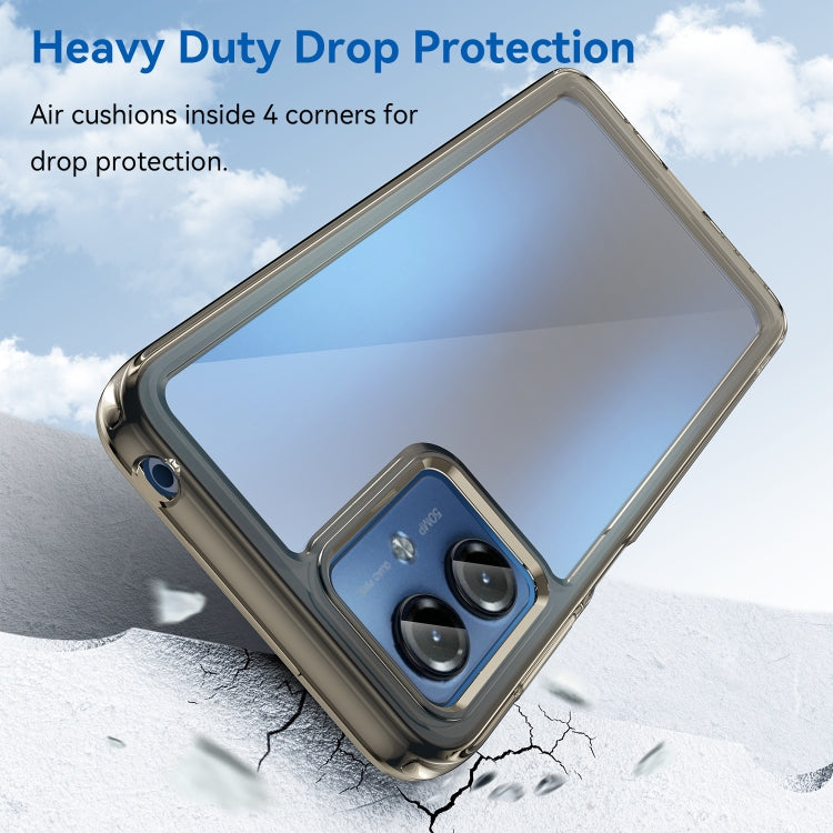 For Motorola Moto G14 Colorful Series Acrylic + TPU Phone Case